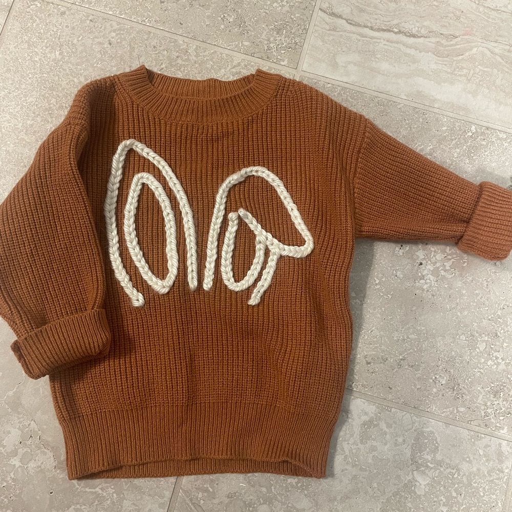 Embroidered with bunny ears